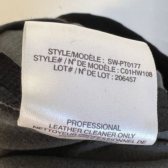 Helmut Lang Black Lamb Leather Low Rise Skinny Pants - Picture 10 of 10